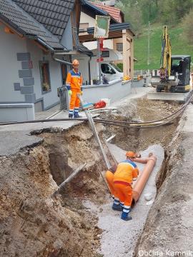 Izgradnja kanalizacije v naselju Črna pri Kamniku